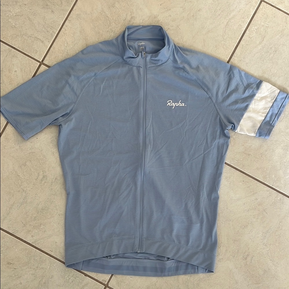 Rapha Light Blue Cycling Jersey
